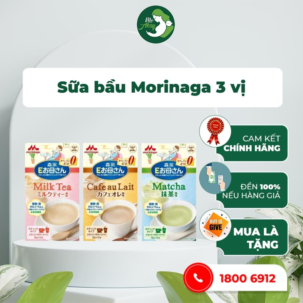 Sữa bầu morinaga, sữa cho mẹ bầu nội địa Nhật, hộp 12 gói x 18g - Mẹ Akay