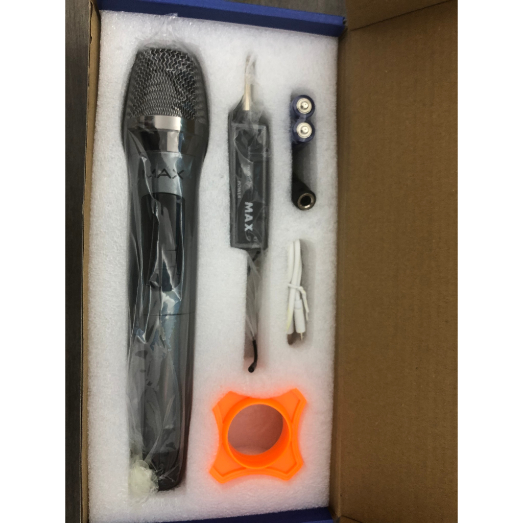 Micro Không Dây Karaoke Max 19, Model 2023, Màn Hình LED, Chống Hú Tốt, Hát Nhẹ, Sóng Mạnh, Âm Thanh Cực Hay