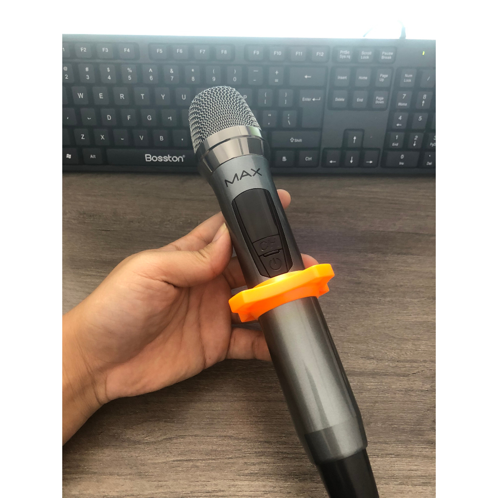 Micro Không Dây Karaoke Max 19, Model 2023, Màn Hình LED, Chống Hú Tốt, Hát Nhẹ, Sóng Mạnh, Âm Thanh Cực Hay