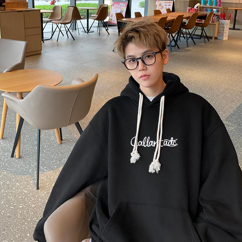 Áo hoodie nam form rộng có mũ 2 lớp, áo nỉ nam có mũ kèm 2 dây thời trang trẻ trung mặc đi chơi đi học mùa đông 2023