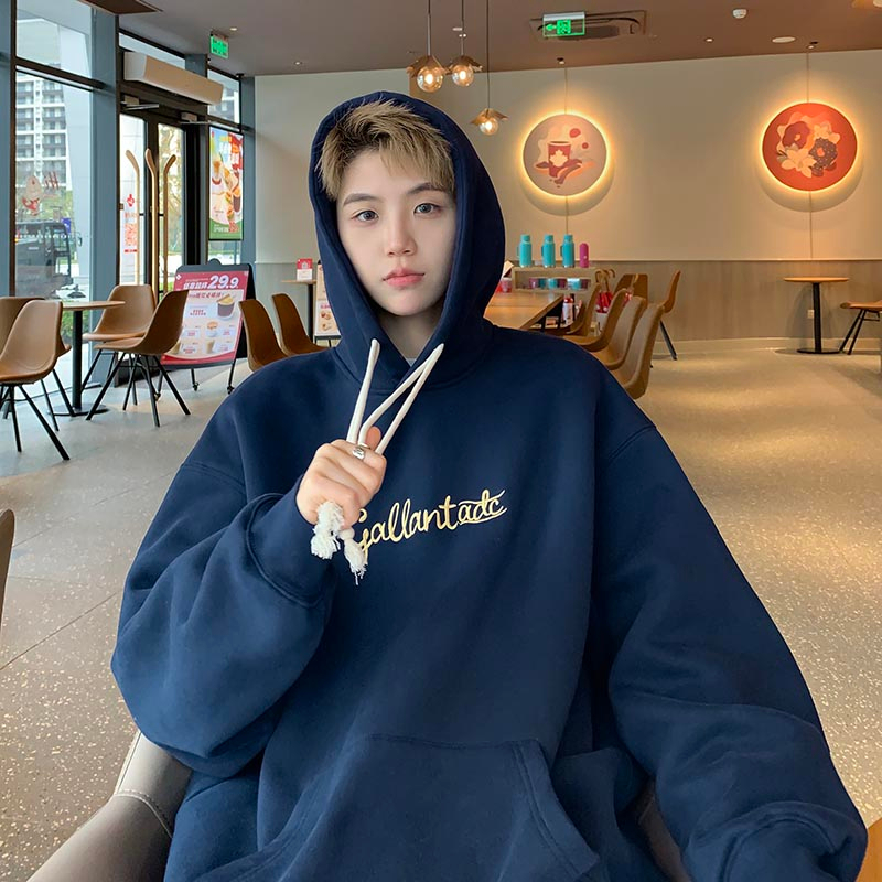 Áo hoodie nam form rộng có mũ 2 lớp, áo nỉ nam có mũ kèm 2 dây thời trang trẻ trung mặc đi chơi đi học mùa đông 2023