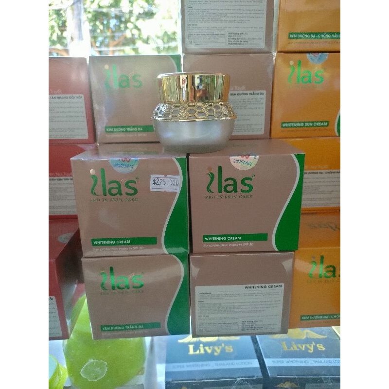 kem dưỡng trắng da ilas 20g