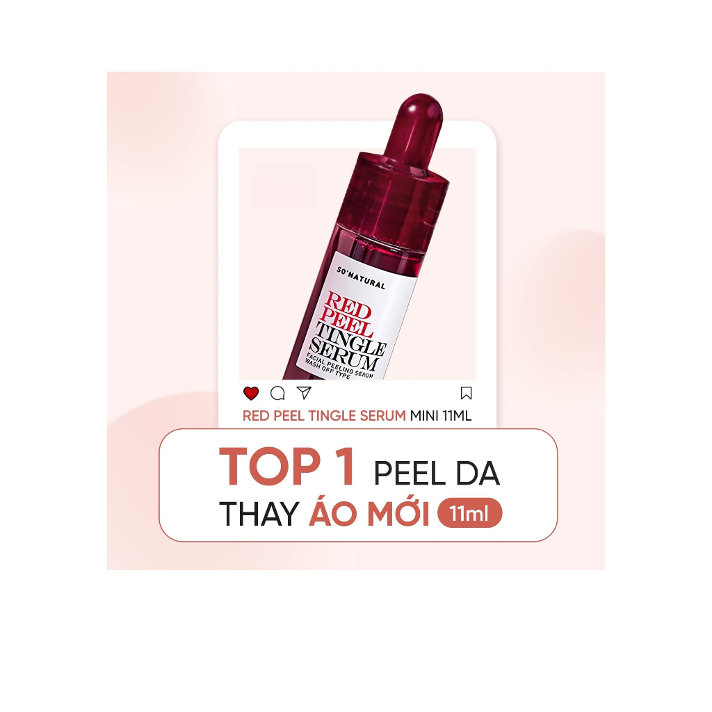 Tinh Chất Giảm Mụn Peel da Sinh Học Red Peel Tingle Serum 11ml