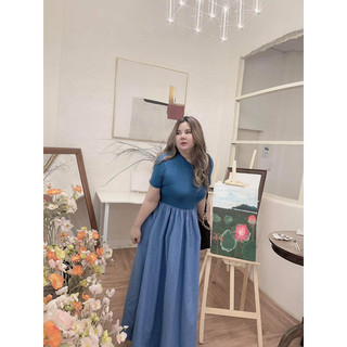 ĐẦM XANH DÀI BIGSIZE