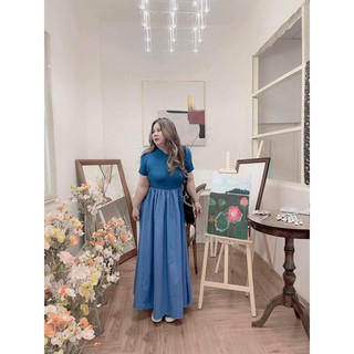 ĐẦM XANH DÀI BIGSIZE