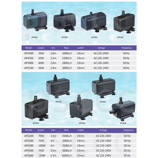Máy bơm hồ cá lifetech ap 1000/ 1200/ 1550/ 1600/ 2000/ 2500/ 3100/ 3500