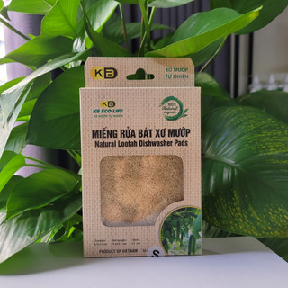 Xơ mướp rửa chén bát eco life tự nhiên làm sạch nhanh