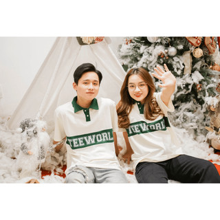 Áo Polo Local Brand Teeworld Basic Màu Kem