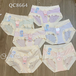 QC8664 Quần lót bầu Quần chip bầu cạp chéo mặc cả bầu và sau sinh su đúc happy baby hàng cao cấp