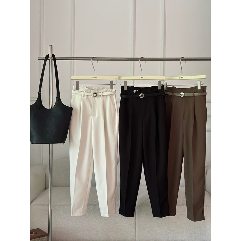 Quần baggy kèm belt comic