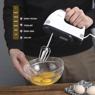 Máy đánh trứng cầm tay 7 tốc độ công suất 180w