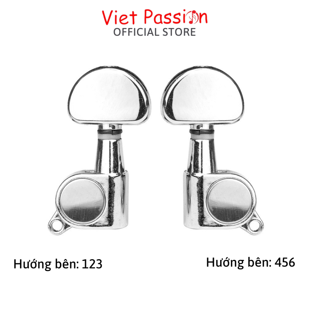 Khóa đúc cao cấp dành cho đàn guitar acoustic chất liệu niken chống rỉ Viet Passion
