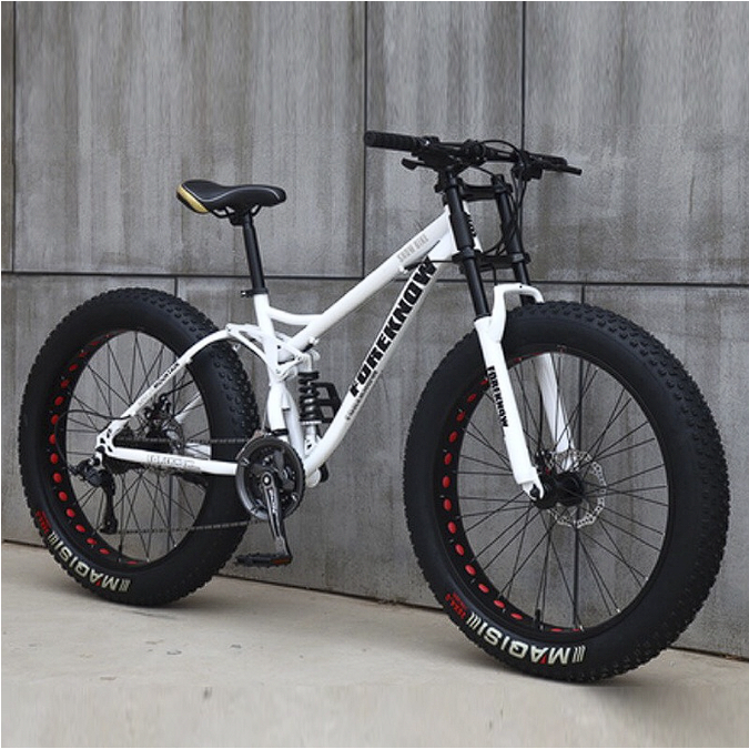 Xe bánh béo vành đúc bánh 26 inch thời thượng, xe 21 tốc độ - Tặng kèm full phụ kiện