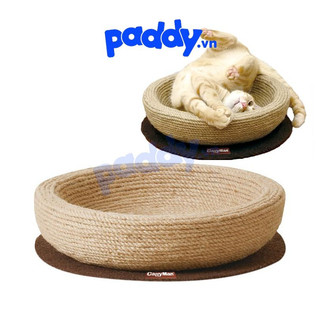 Ổ Nằm Cho Mèo Dây Thừng Cào Móng CattyMan (Dưới 6kg)