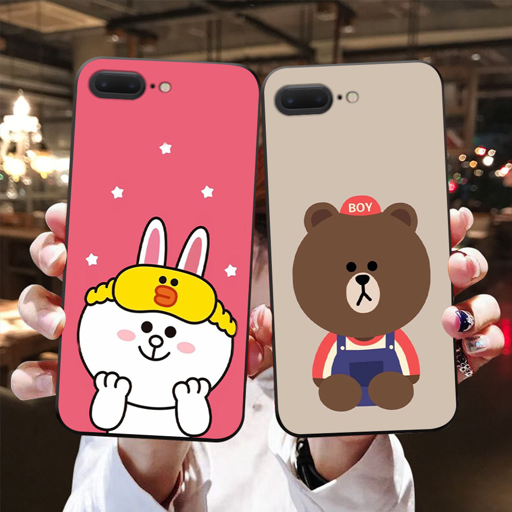 Ốp lưng Iphone 7 Plus / ip 8 Plus in hình gấu pooh siêu cute