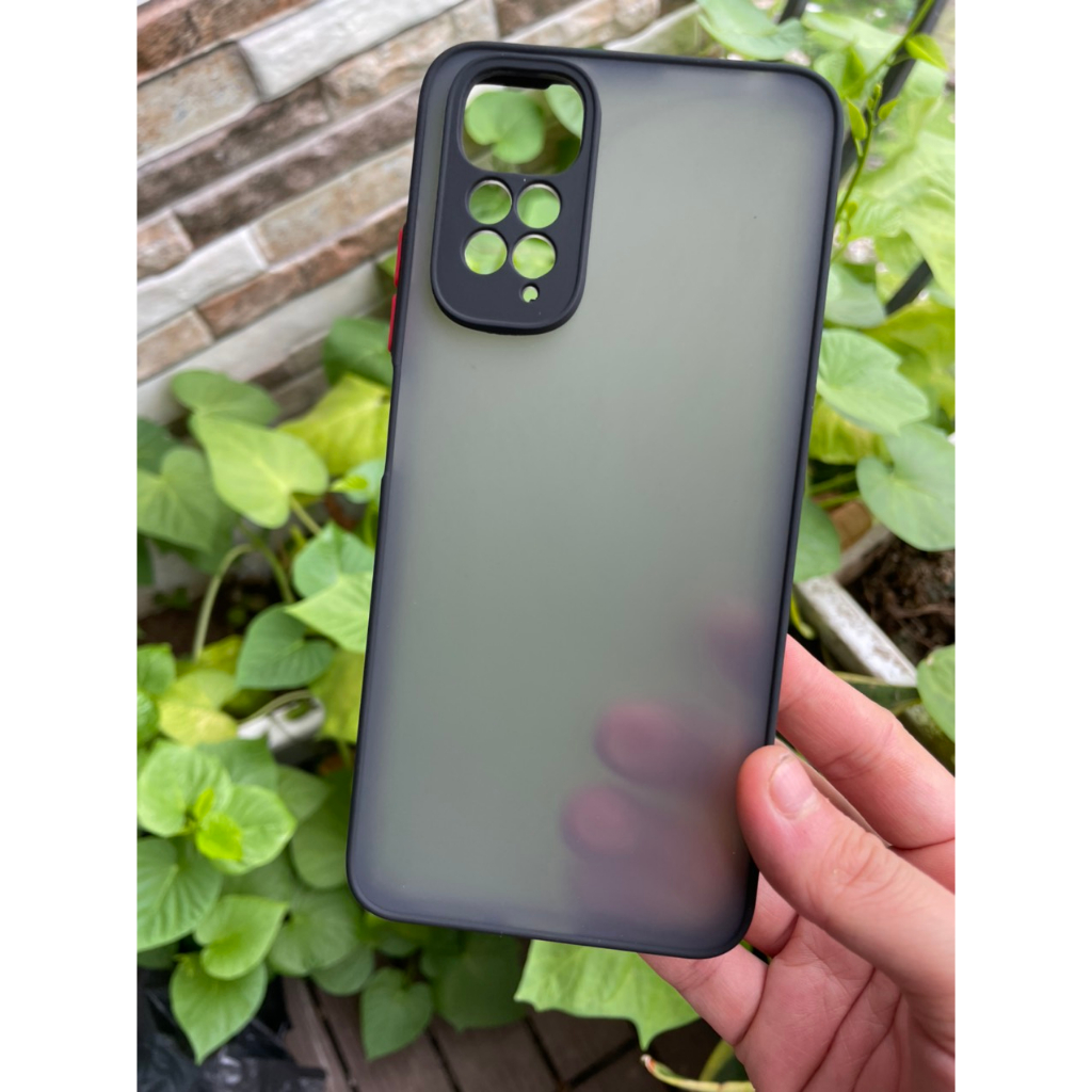 Ốp lưng nhám cho Xiaomi Redmi Note 11, Note 11S 4G, Note 11 Pro  viền dẻo, lưng chống bán vân tay