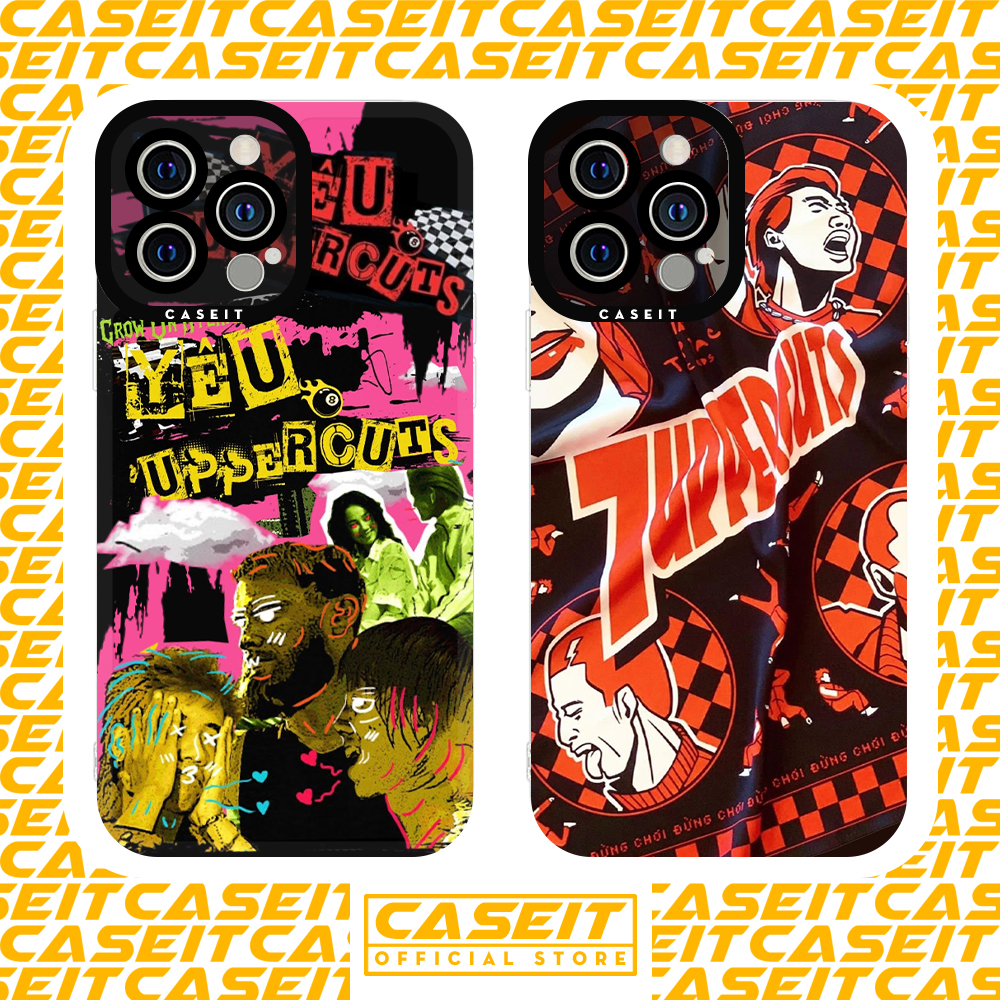 Ốp lưng iphone cạnh vuông Caseit 7uppercuts Yêu - Trốn Tìm rock punk indie Việt x/xs/11/12/13/14/pro/max/plus/promax