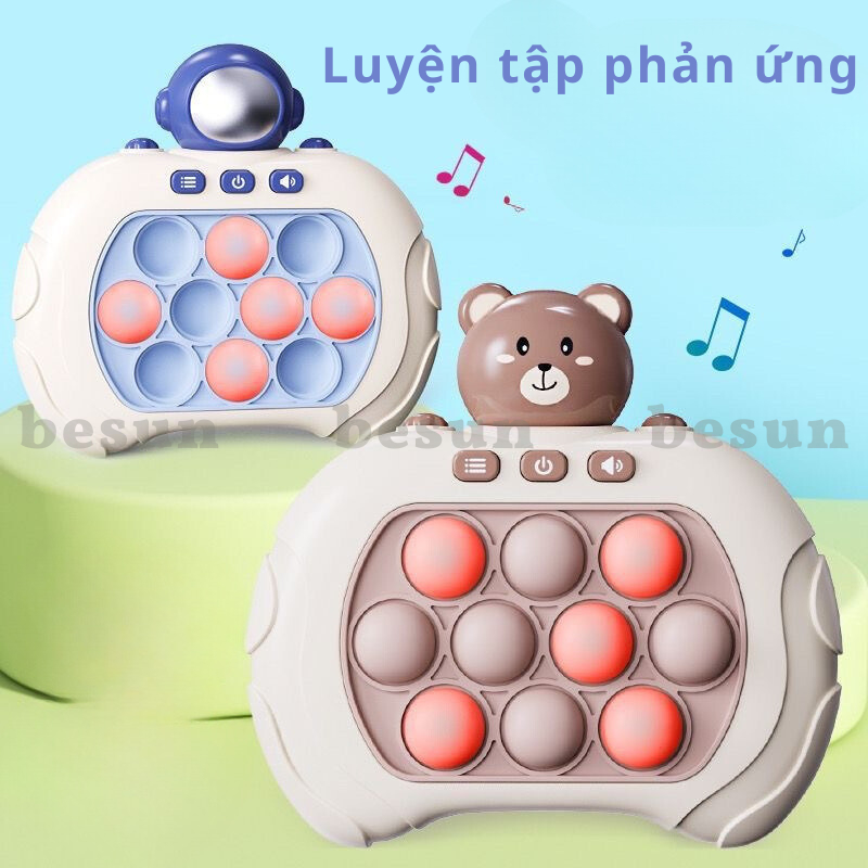 Máy chơi game điện tử cầm tay Pop it cho bé