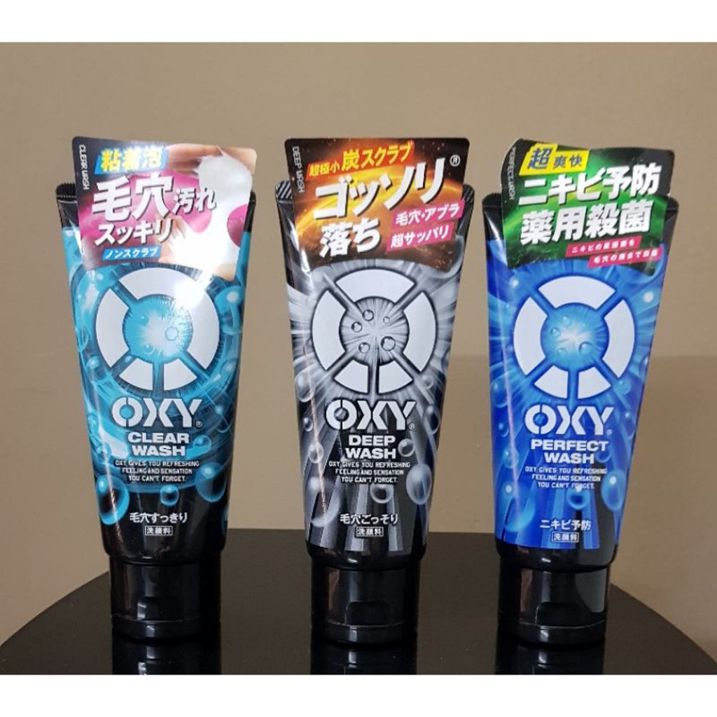 Sữa Rửa Mặt OXY cho nam Nhật Bản 130g [HÀNG NỘI ĐỊA NHẬT]