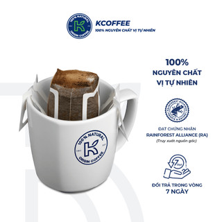 [Combo 2 Hộp] Cà Phê Phin Giấy K Filter Coffee 105g (30% Arabica và 70% Robusta) - K Coffee