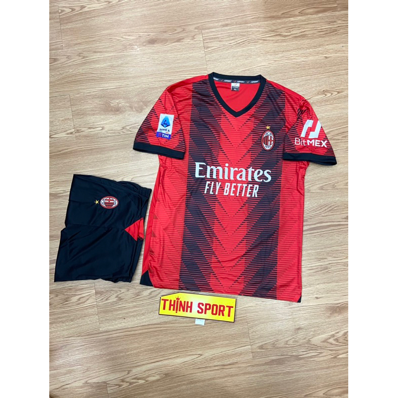 Quần áo bóng đá in theo yêu cầu, AC Milan