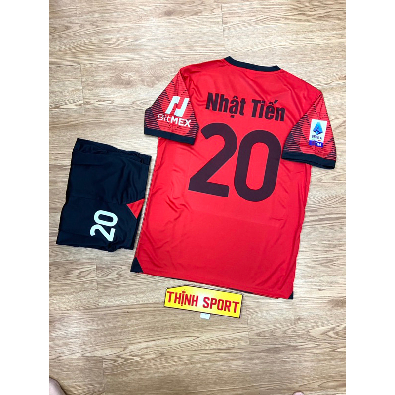 Quần áo bóng đá in theo yêu cầu, AC Milan