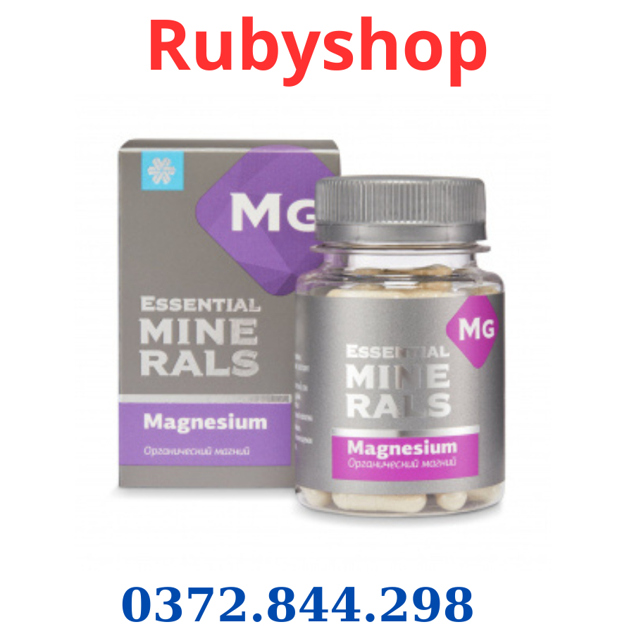 Magie Siberian - Viên uống giúp ngủ ngon Essential Minerals Magnesium Siberian Nga - 60 viên