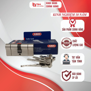 Ruột khóa đức abus d10 nikel 2 đầu chìa kích thước 35/35mm 4 chìa vi tính