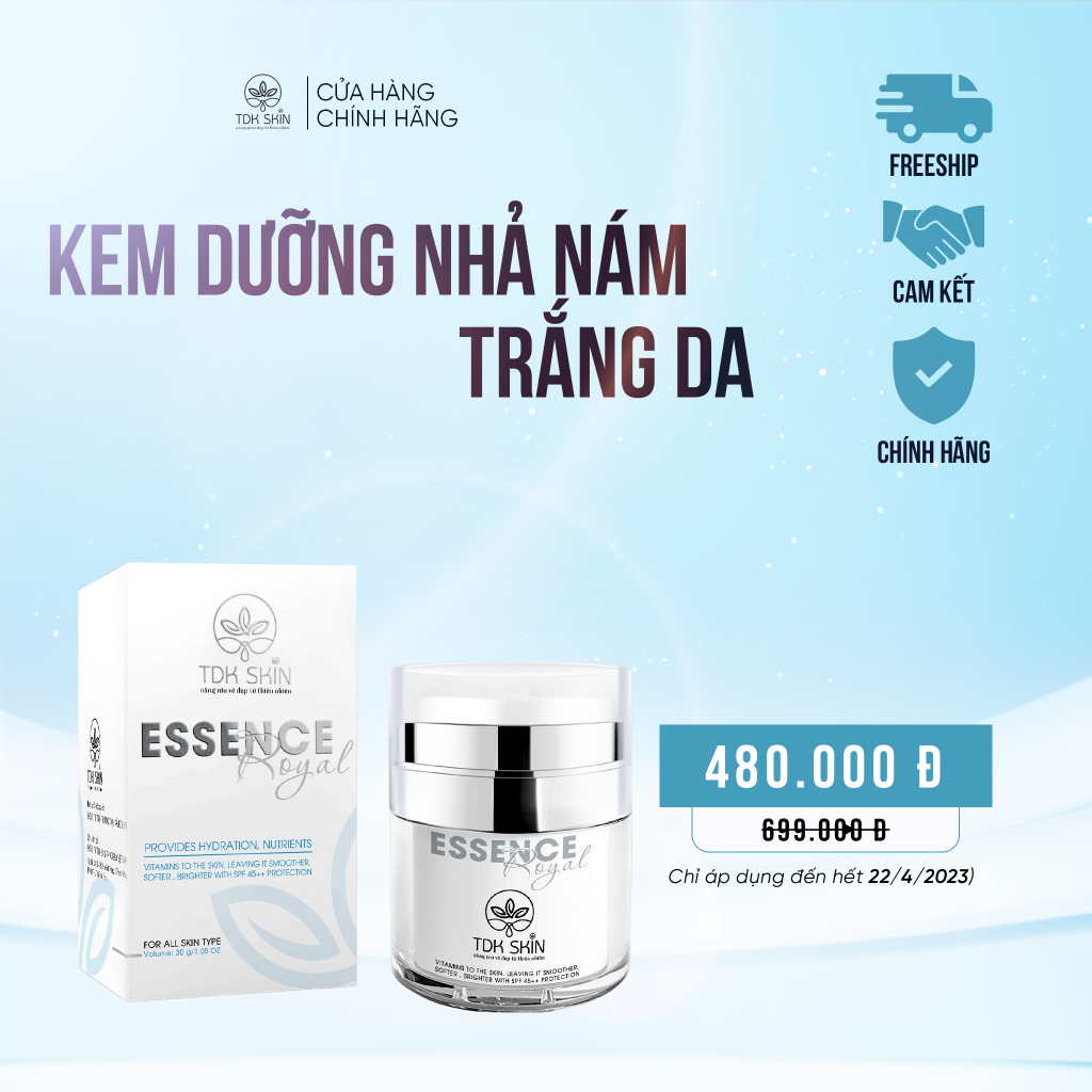 Combo trăng da dưỡng ẩm cấp ẩm  cho da giúp da mịn màng căng bóng Thảo Dược Khang _ TDK SKIN