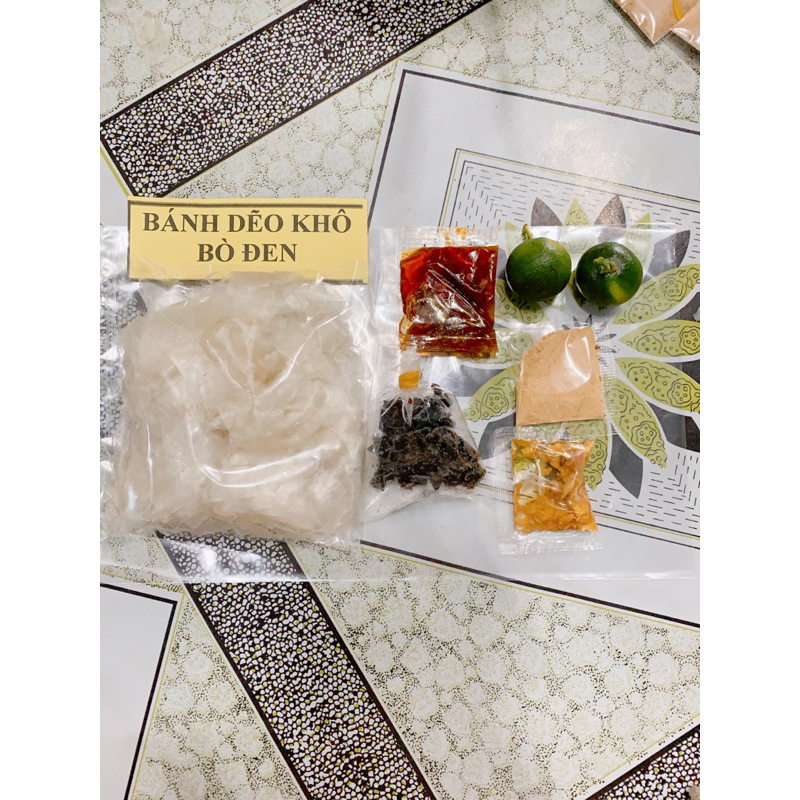 Bánh tráng phơi sương sốt bò