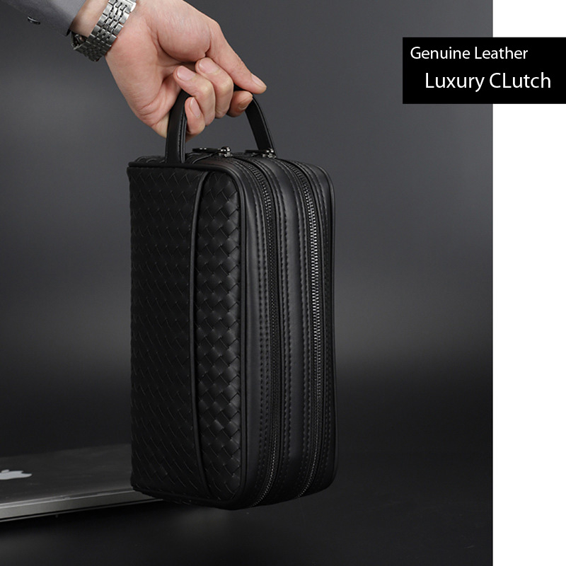 Clutch cầm tay nam; Túi golf nam da bò thật CL151LEA  - 100% da thật, Bảo hành 3 năm