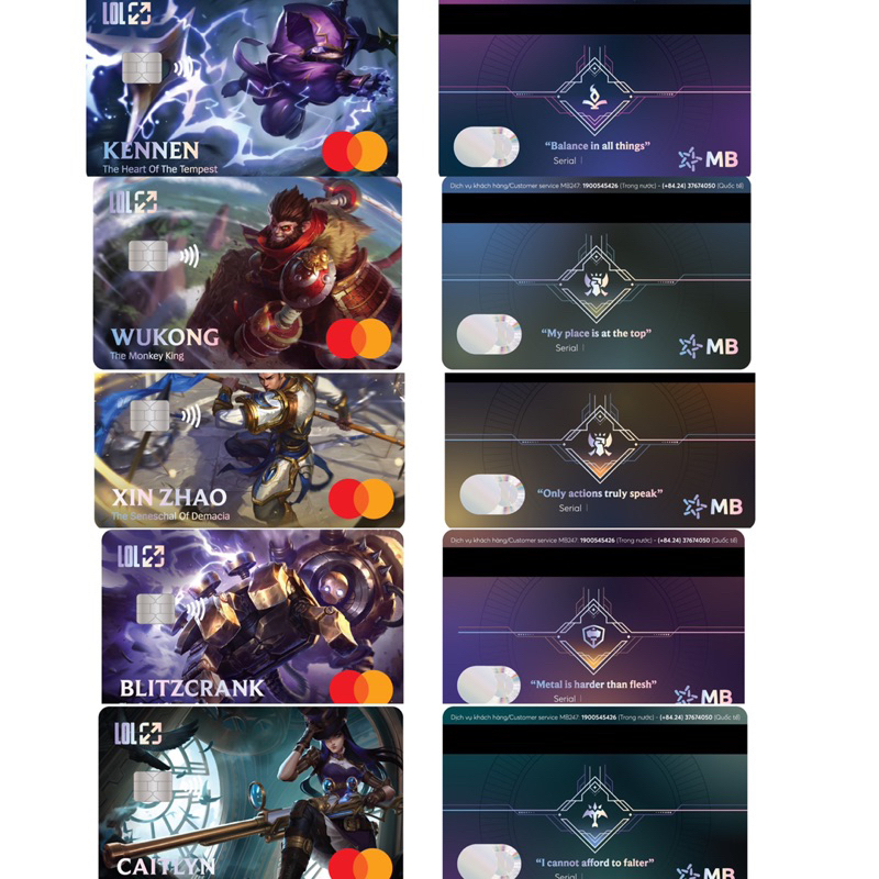 THẺ HI MBBANK MỚI RA MẮT KẾT HỢP LIÊN MINH HUYỀN THOẠI