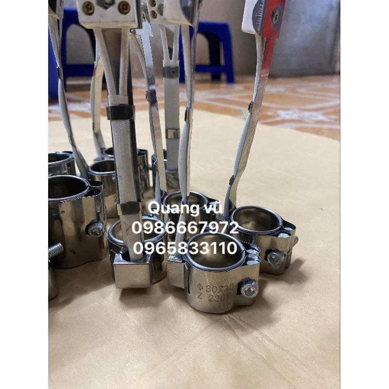 Vòng ốp nhiệt ,vòng gia nhiệt máy nhựa phi 30 cao 30 -40-50 220v