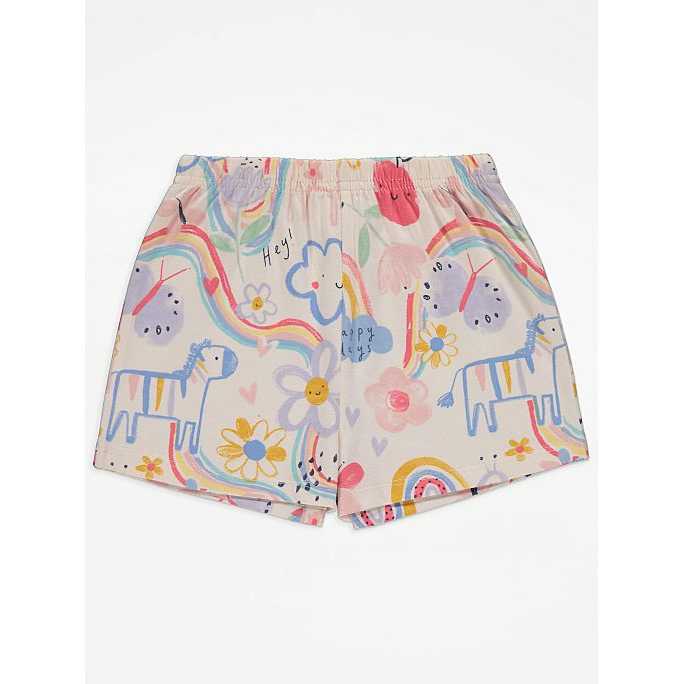 Bộ bé gái hoa lá George UK