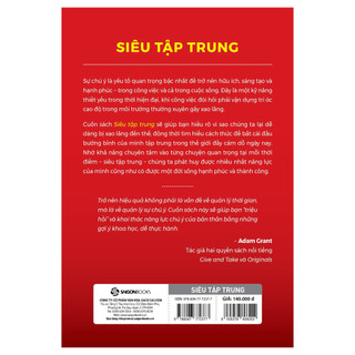 Sách - Siêu Tập Trung (Hyperfocus) - Chris Bailey (Tái Bản)