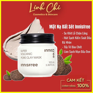 [Mẫu Mới] Mặt Nạ Đất Sét Innisfree Super Volcanic Pore Clay Mask 2X