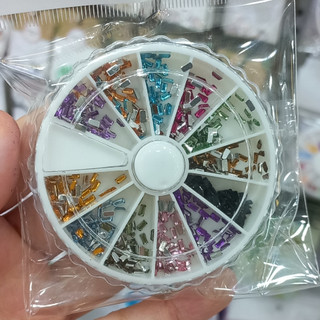 Đá nail mix màu đính móng phụ kiện nail gắn trang trí móng