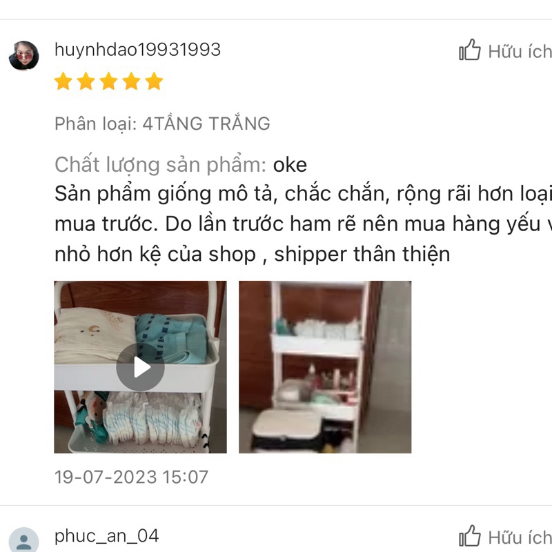 Kệ Đa Năng 5/4/3 Tầng , Xe đẩy 4 tầng Spa có bánh xe