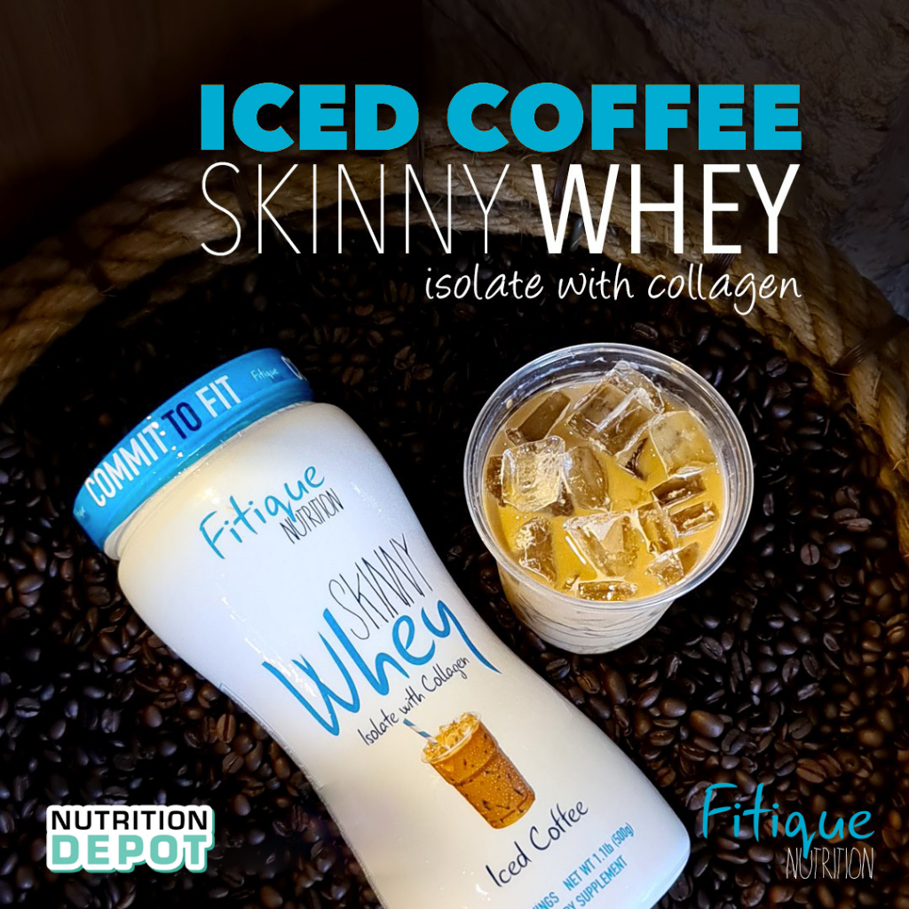 Combo 2 hũ sữa tăng cơ giảm mỡ cho nữ Skinny Whey Protein Isolate with Collagen Fitique Nutrition 500g - Tặng 1 SHAKER