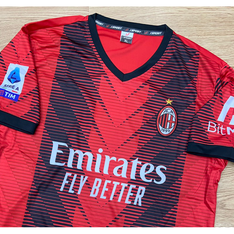 Quần áo bóng đá in theo yêu cầu, AC Milan