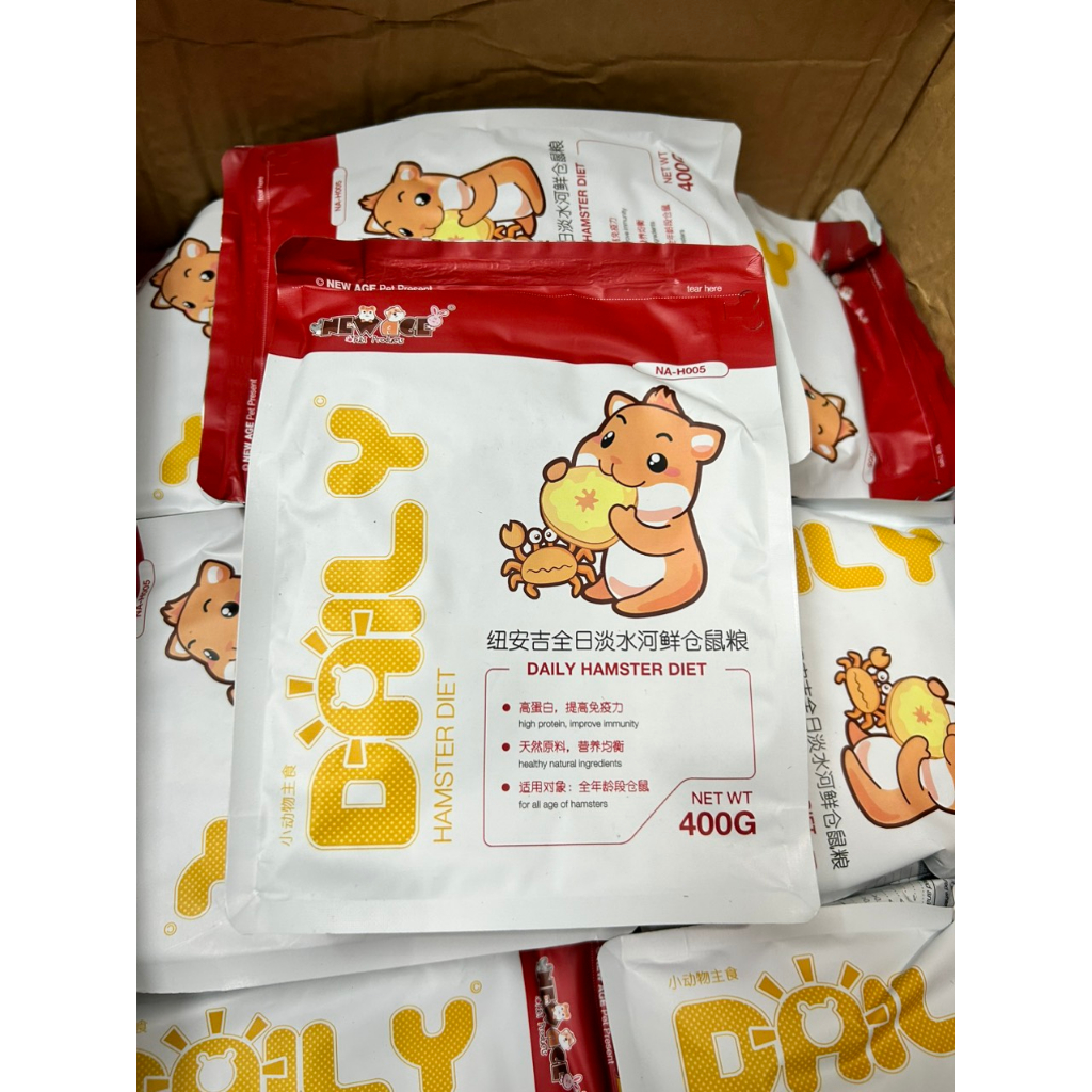 Thức ăn Daily hãng New Age gói 400gr dành cho hamster