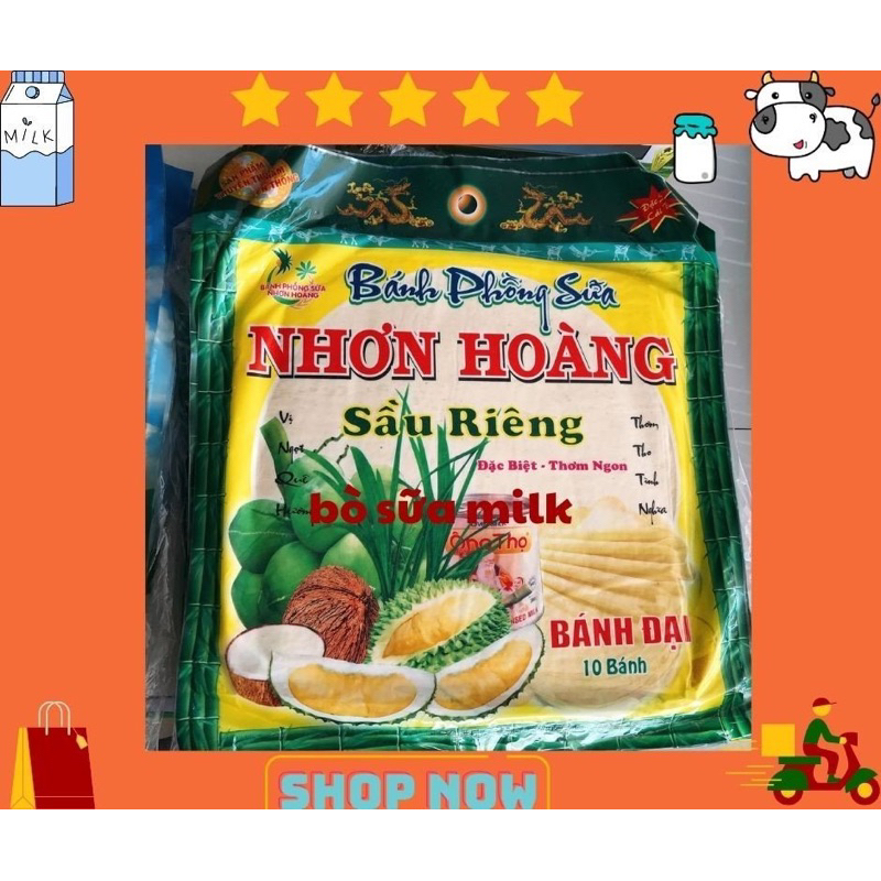 Bánh tráng sữa sầu riêng đại Nhơn Hoàng