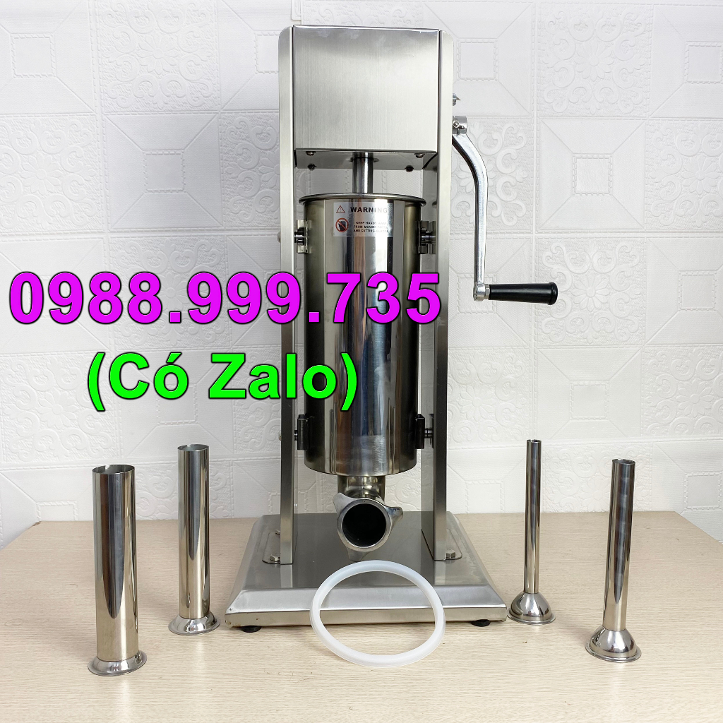 Máy Nhồi Lạp sưởng, làm lòng dồi, nem chua rán loại 5L