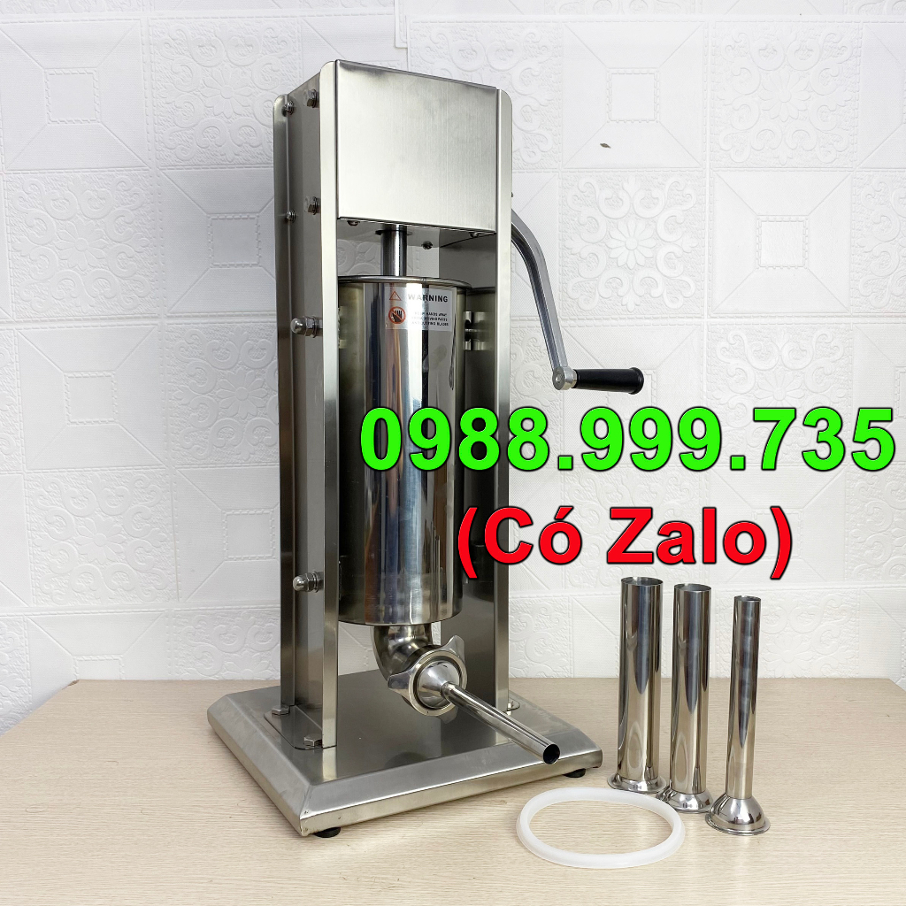 Máy Nhồi Lạp sưởng, làm lòng dồi, nem chua rán loại 5L