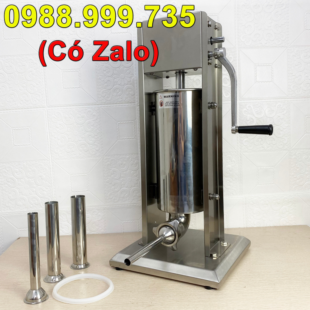 Máy Nhồi Lạp sưởng, làm lòng dồi, nem chua rán loại 5L