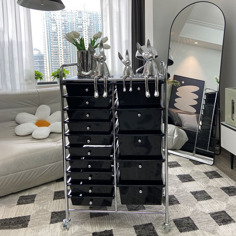 Tủ đựng đồ nhiều ngăn kéo,tủ decor phòng sách phòng bếp phong cách tối giản Hàn Quốc