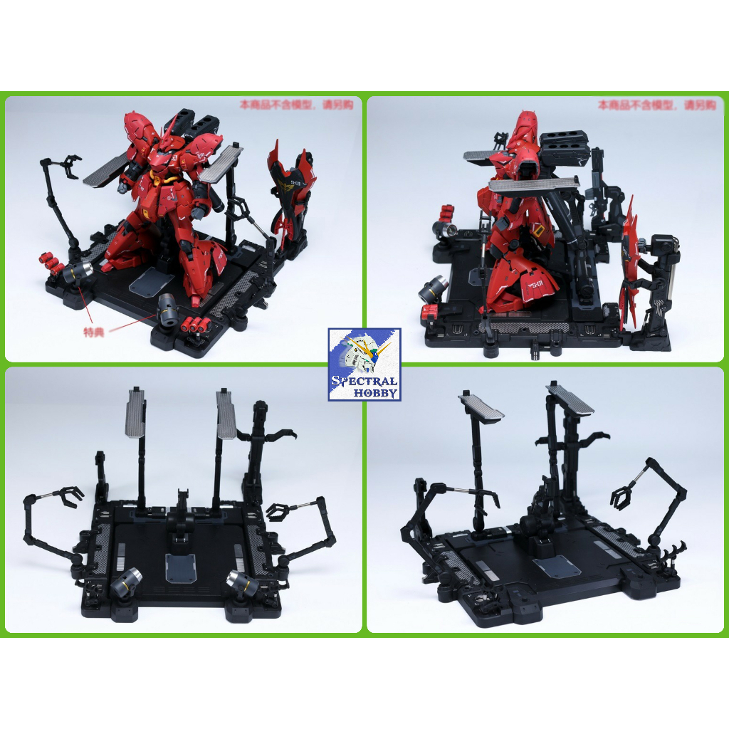 Phụ kiện mô hình EWRG026 Base Stand Hangar Missionpack Hanger cho RG MSN-04 Sazabi
