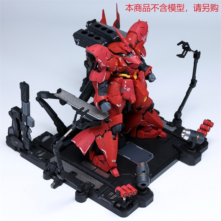 Phụ kiện mô hình EWRG026 Base Stand Hangar Missionpack Hanger cho RG MSN-04 Sazabi