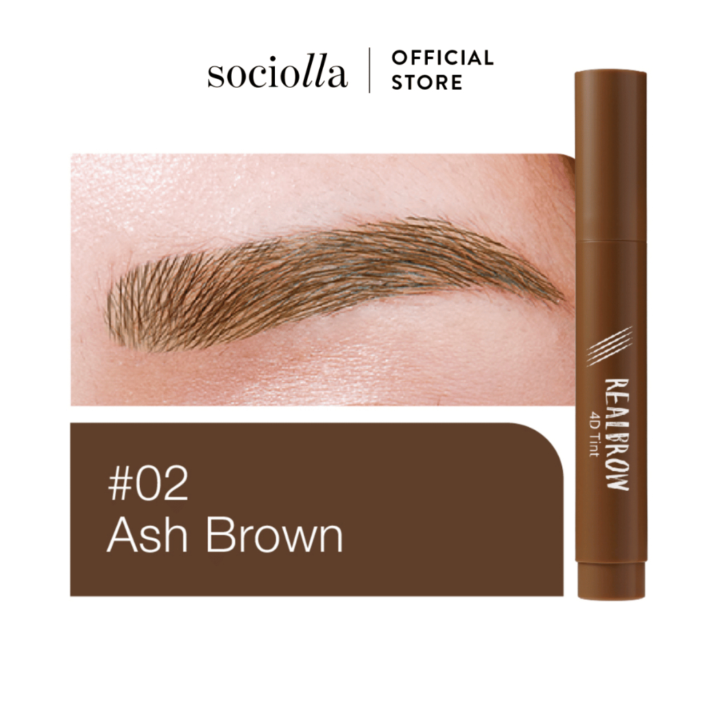 Cọ Vẽ Chân Mày Cathy Doll Real Brow 4D Tint 2g