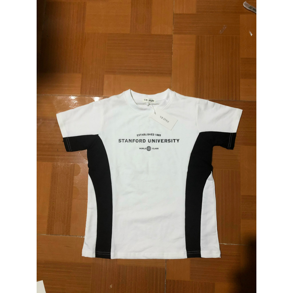 Áo thun babaytee phối thân in chữ kiểu dáng trẻ trung Aothunphoimau2131 P3K2